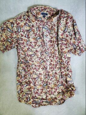 Club Room Paisley Button Down